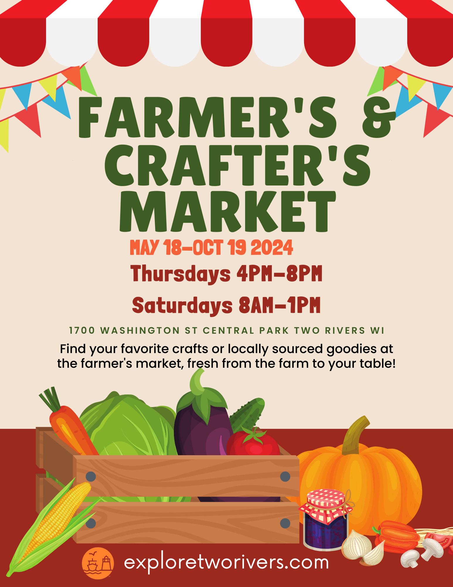 Farmers & Crafters Market | Two Rivers Wisconsin